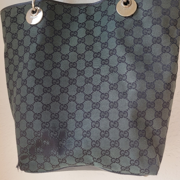 Gucci Vintage Shopping Tote Bag Monogram Flawed - Picture 2 of 16